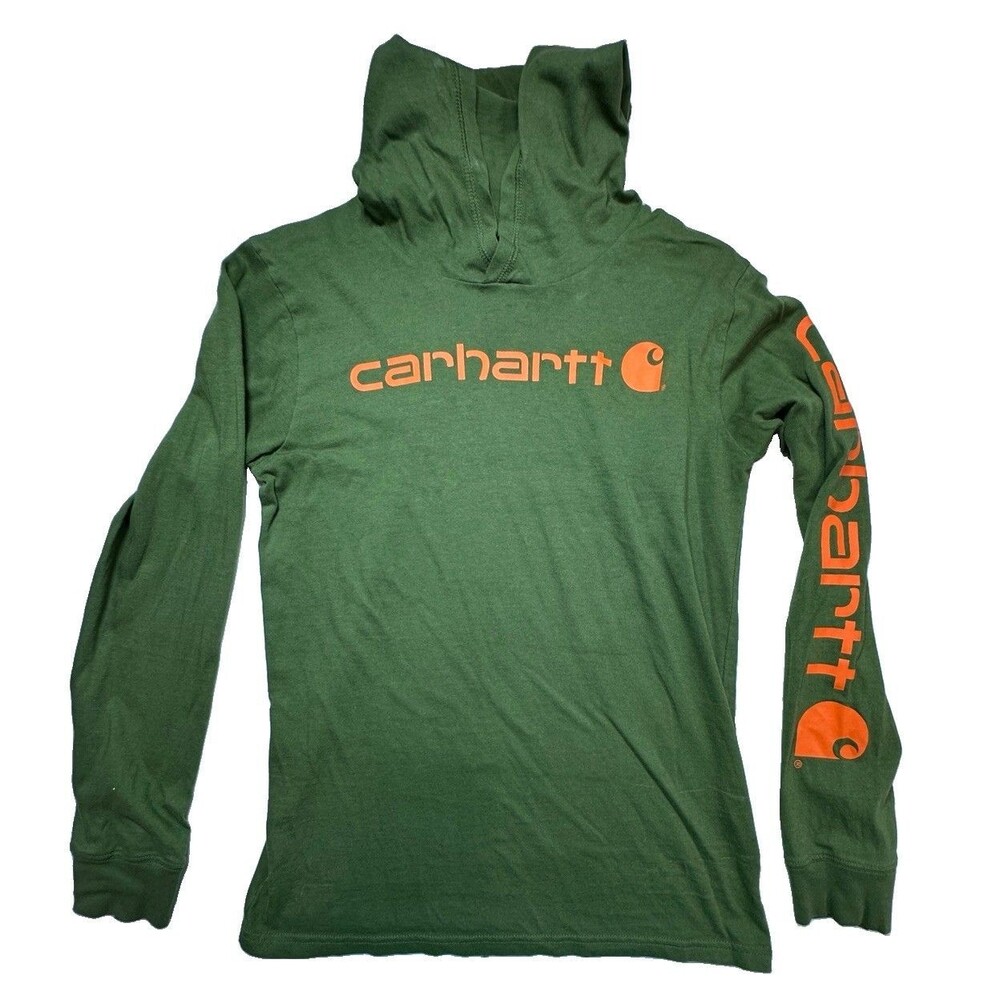 Carhart Hooded Long Sleeve Youth Size L 14/16